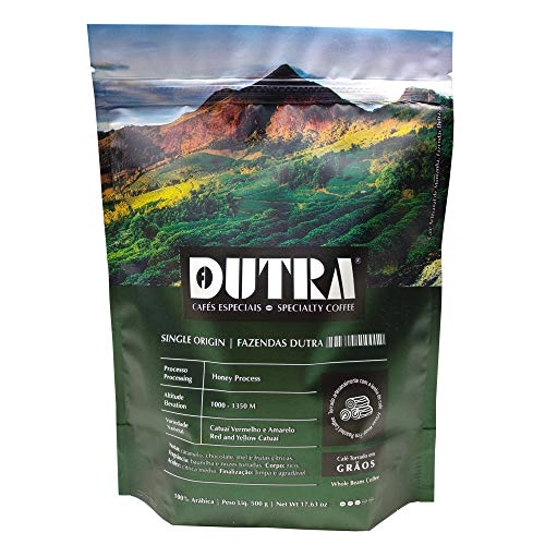 Café Dutra Especial Torrado Em Grãos Torra Média, Catuaí Vermelho E Amarelo 500g