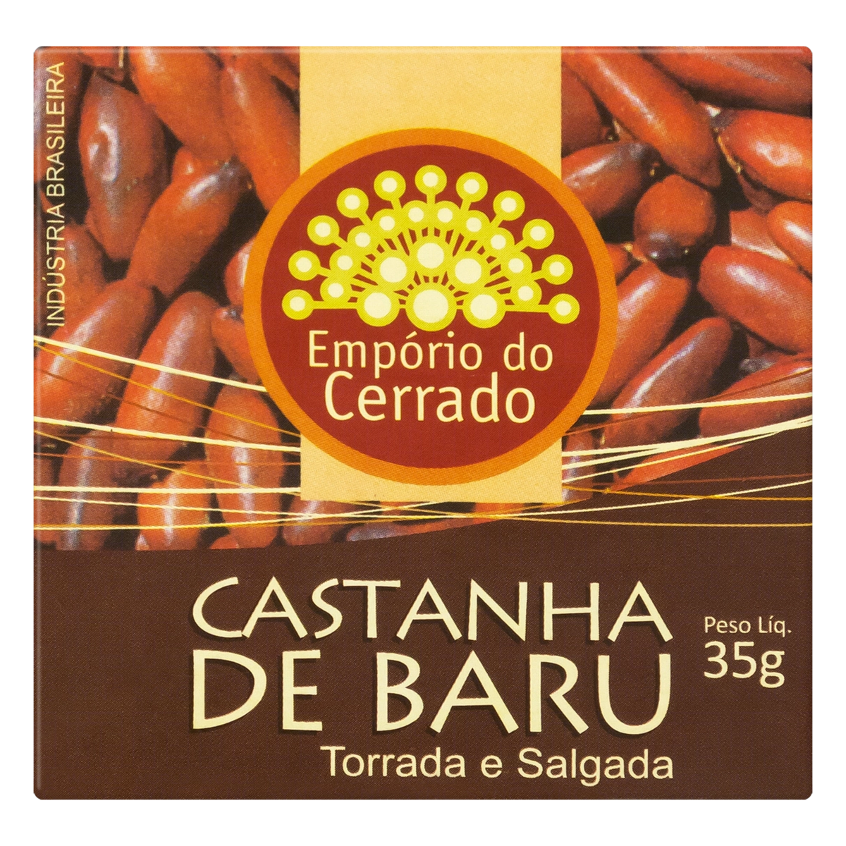 Castanha De Baru Torrada E Salgada Empório Do Cerrado Caixa 35g