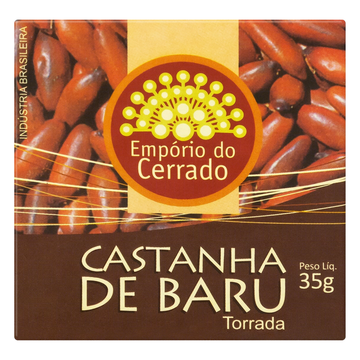 Castanha De Baru Torrada Empório Do Cerrado Caixa 35g