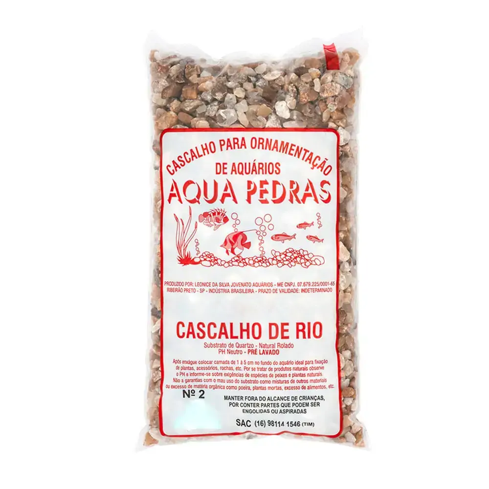Subs.aqua Pedras Rio Nr.2 1kg