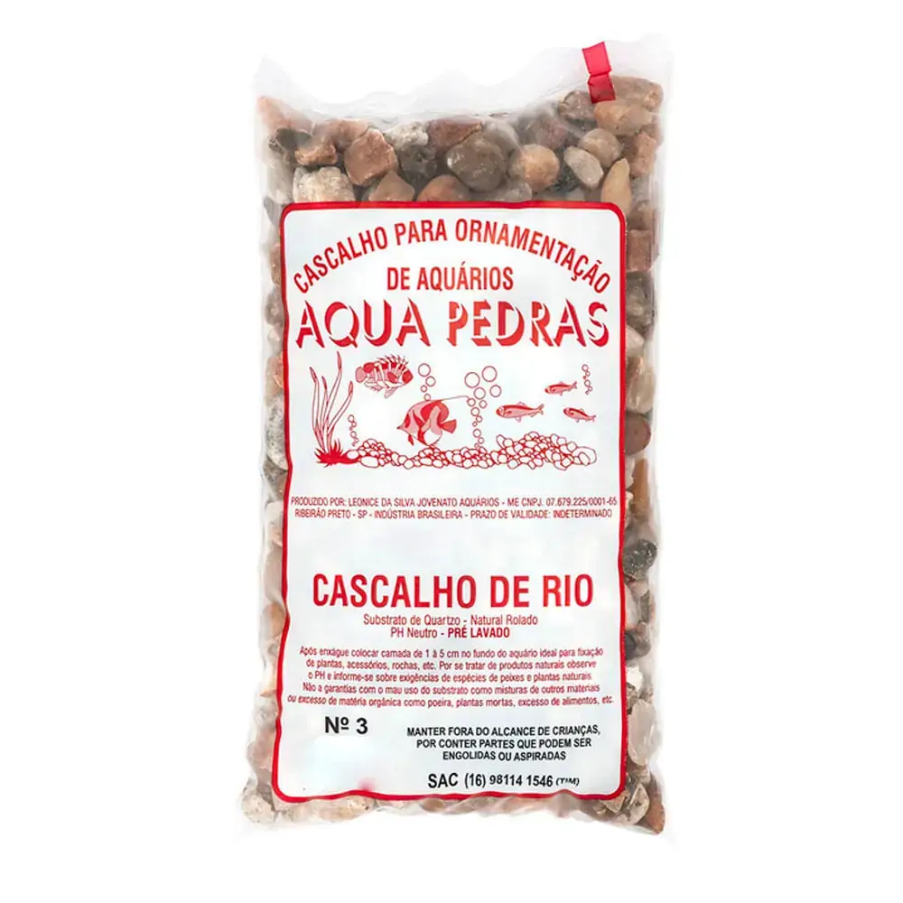 Subs.aqua Pedras Rio Nr.3 1kg