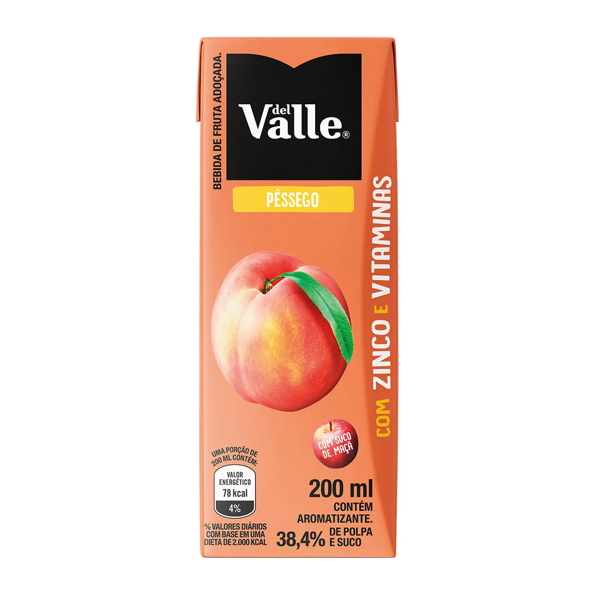 Néctar de Pêssego Del Valle Nutri 200 ml
