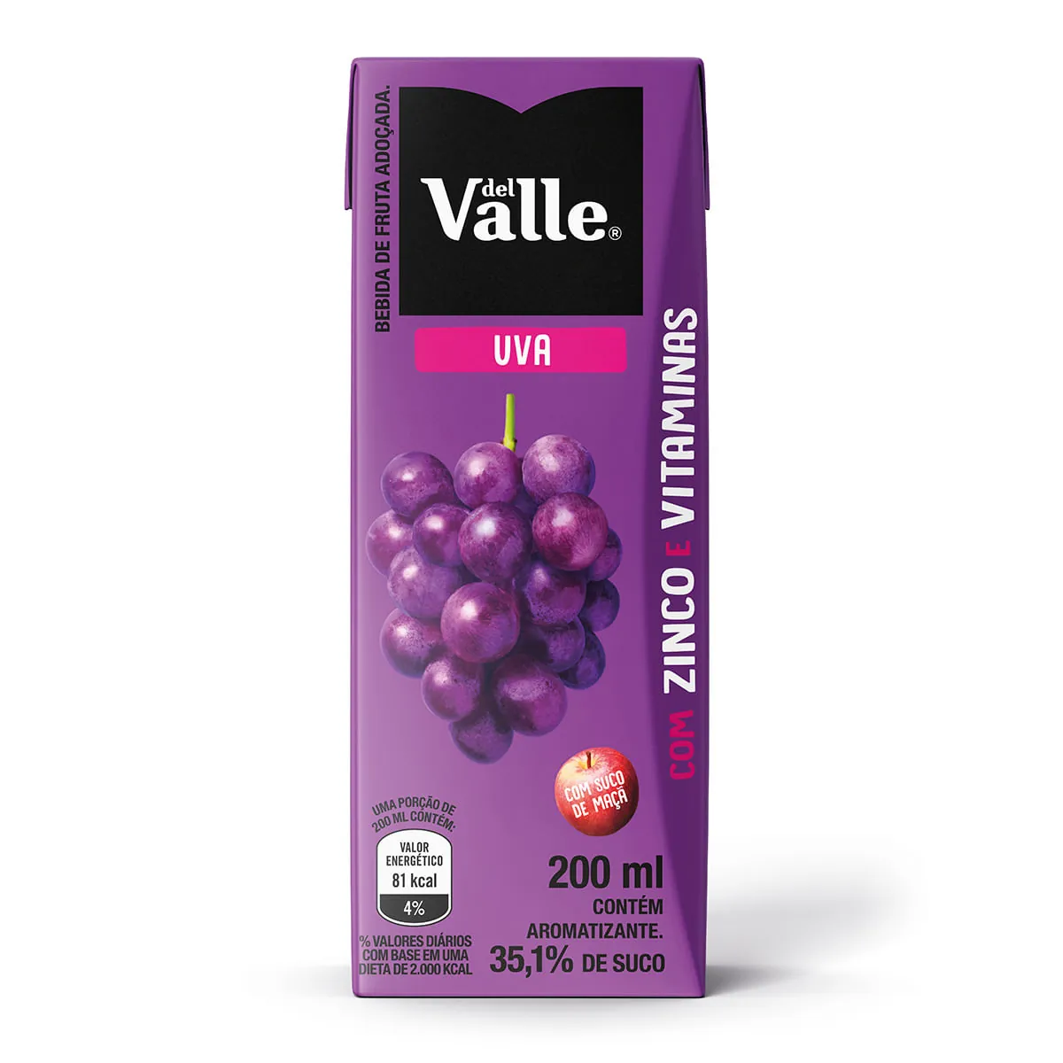 Néctar de Uva Del Valle 200 ml