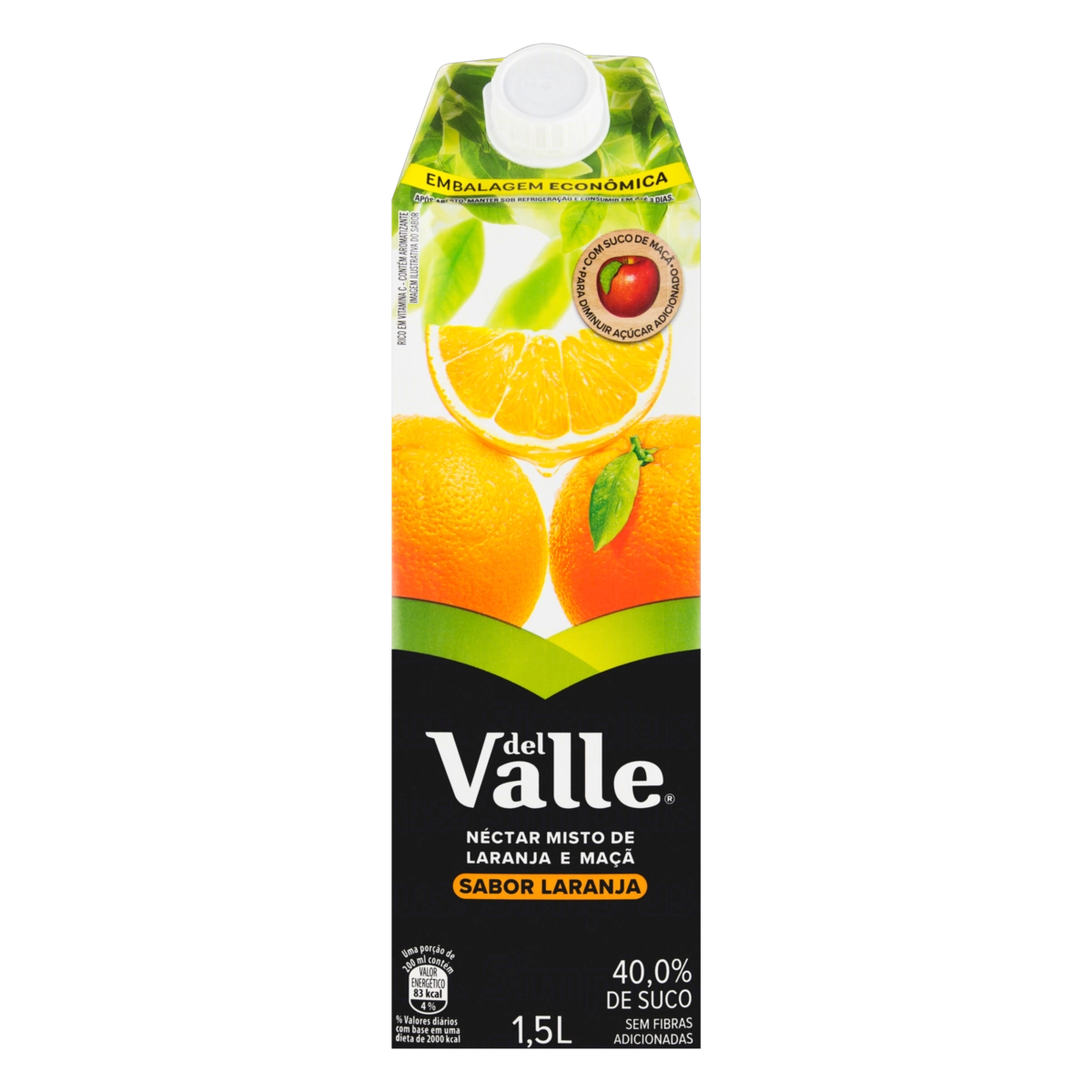 Néctar Laranja Del Valle Caixa 1,5l Embalagem Econômica