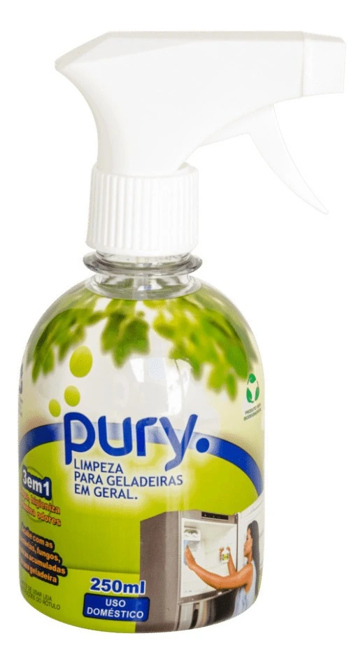 Bactericida Limpa Geladeiras E Freezers Pury Air Shield 250 Ml