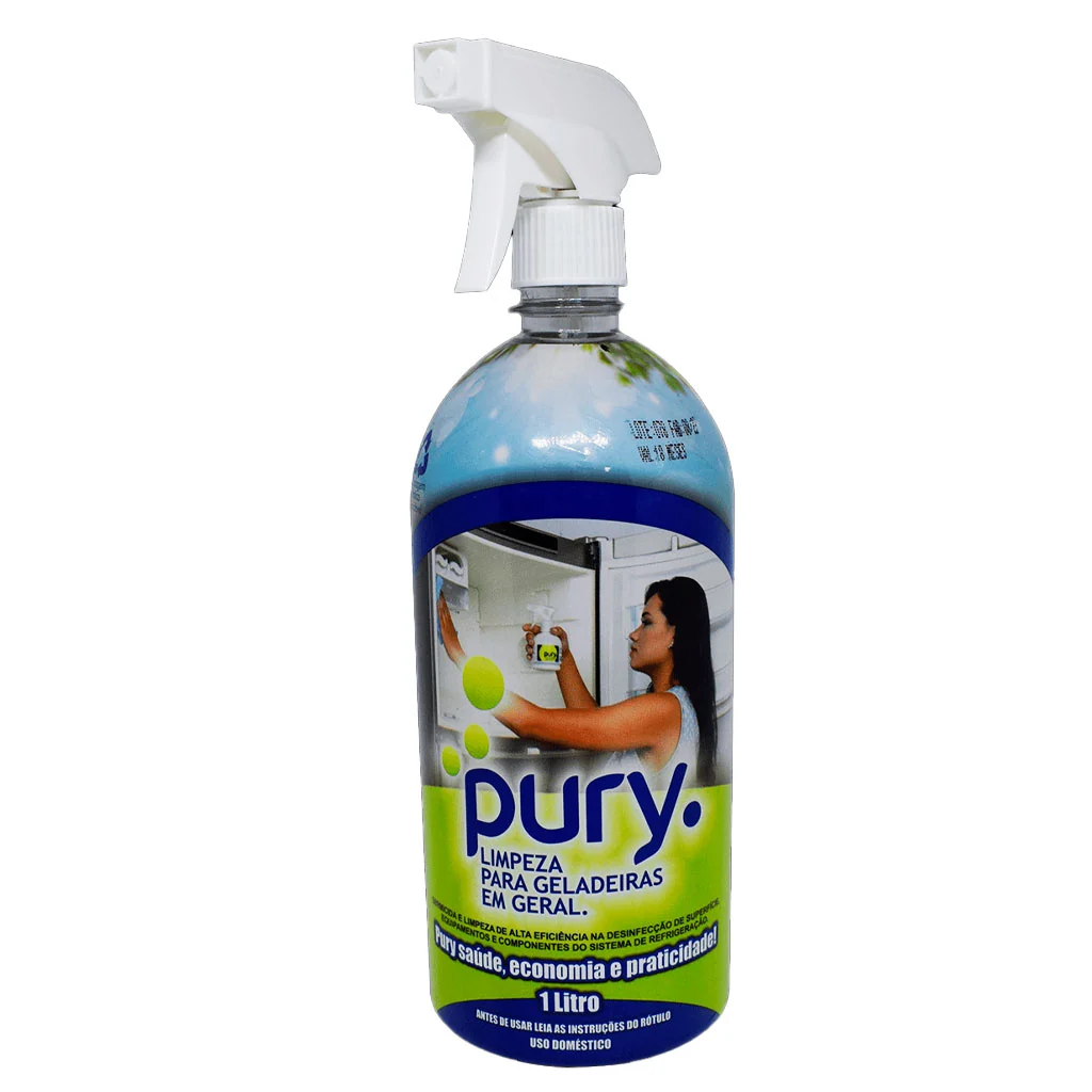 Bactericida Limpa Geladeiras E Freezers Pury Air Shield 1 Litro