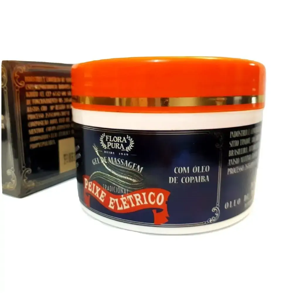 Gel Massag. Oleo D Peixe Eletrico 250g