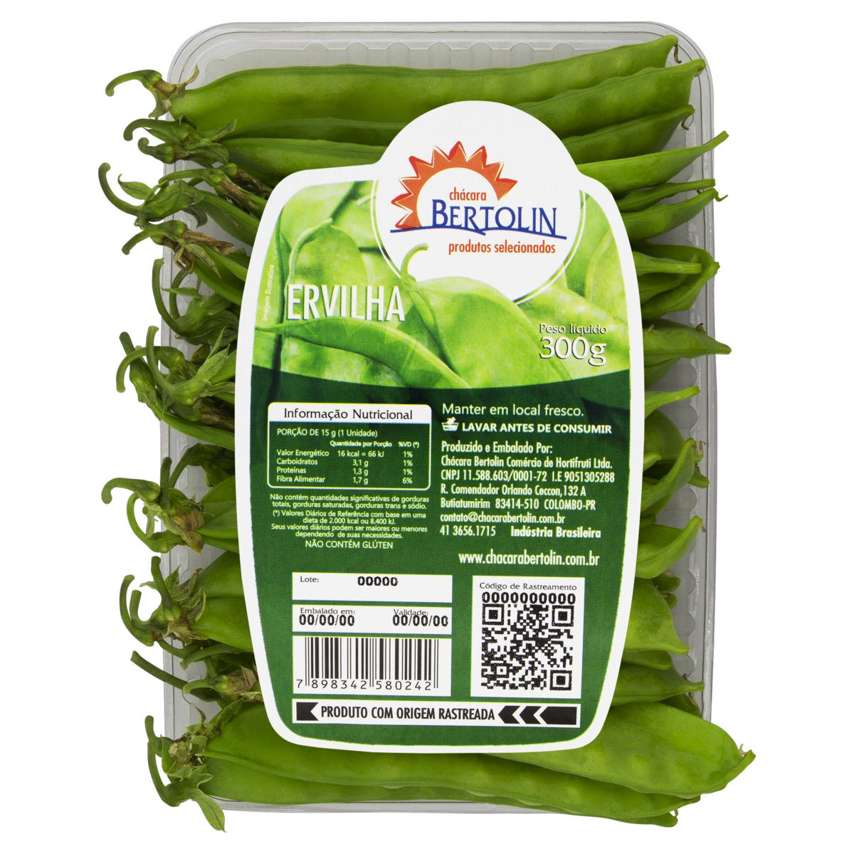 Ervilha Chácara Bertolin 300g