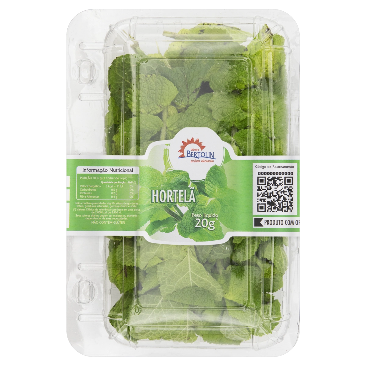 Hortelã Chácara Bertolin 20g