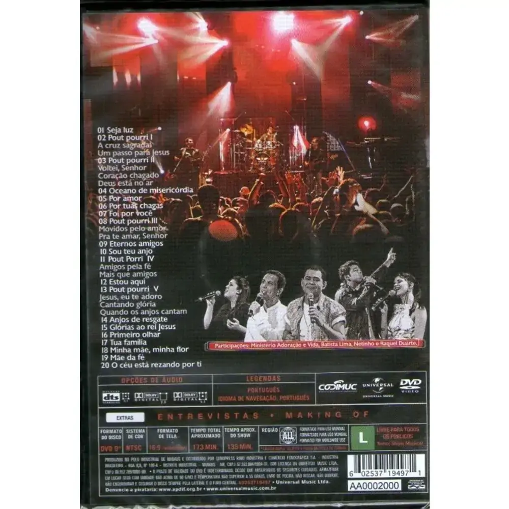 Anjos De Resgate Ao Vivo Em Brasilia Dvd