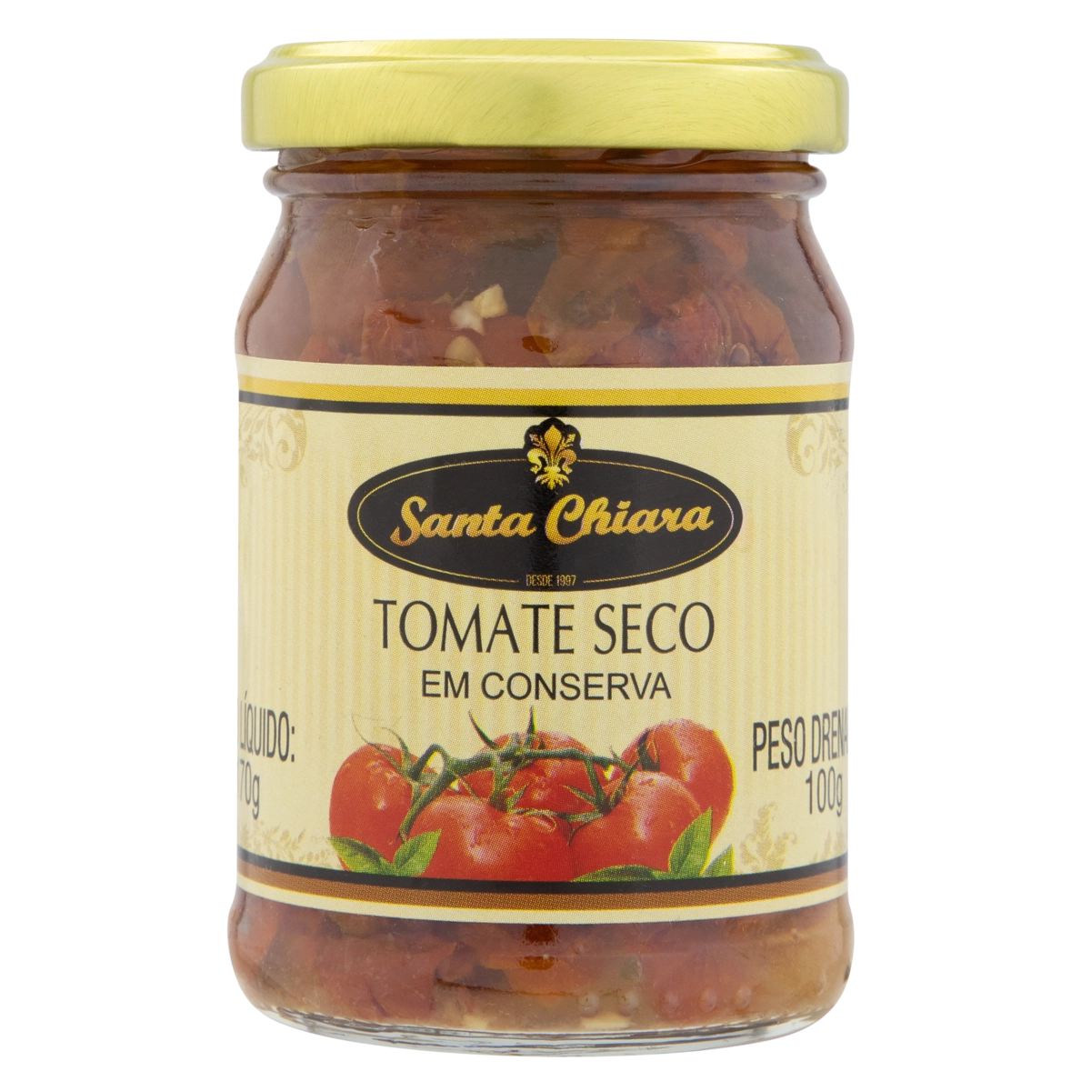 Tomate Seco Em Conserva Santa Chiara Vidro 100g