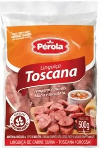 Linguica Toscana Perola 500g