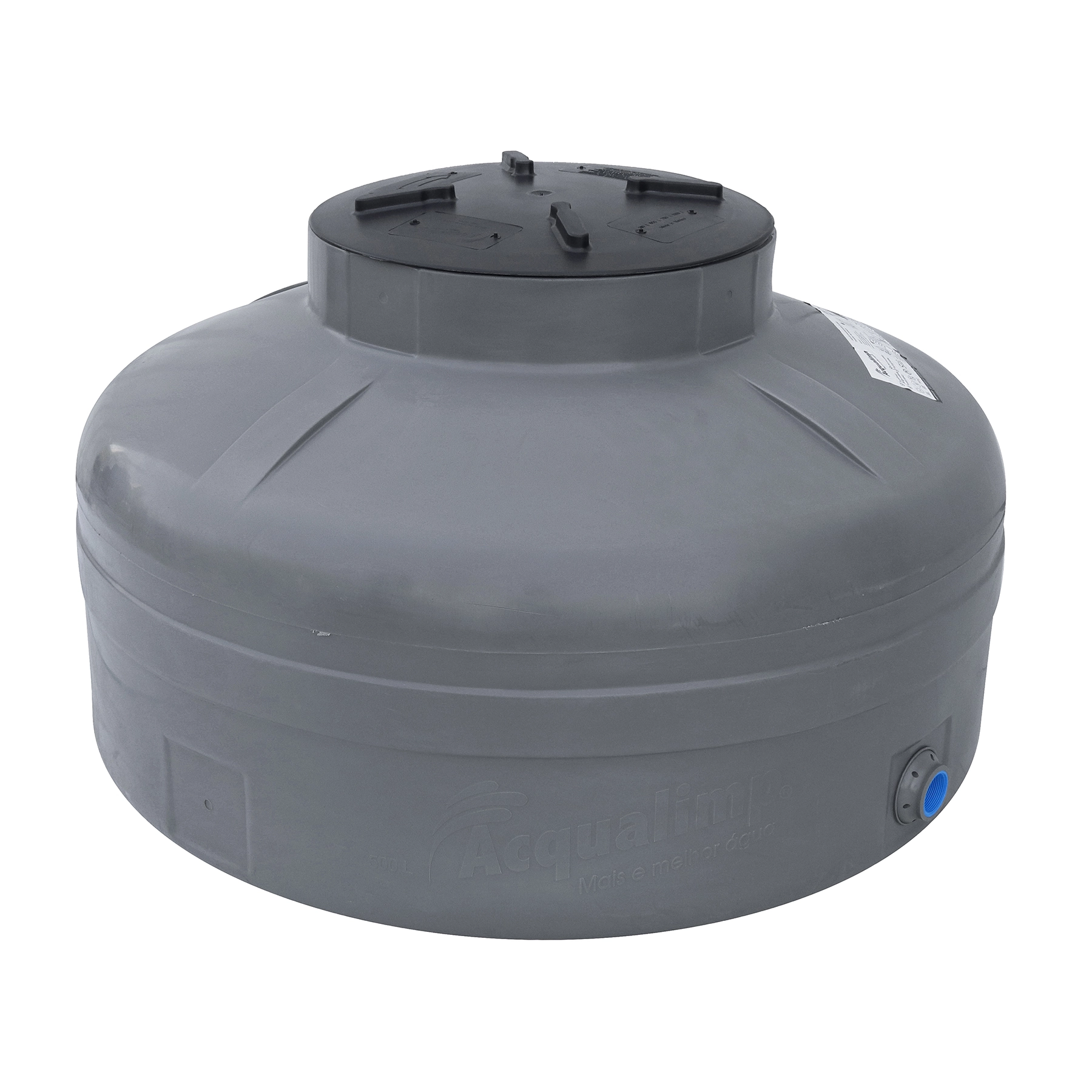 Caixa d Água 500L em Polietileno Fácil Instalação Acqualimp