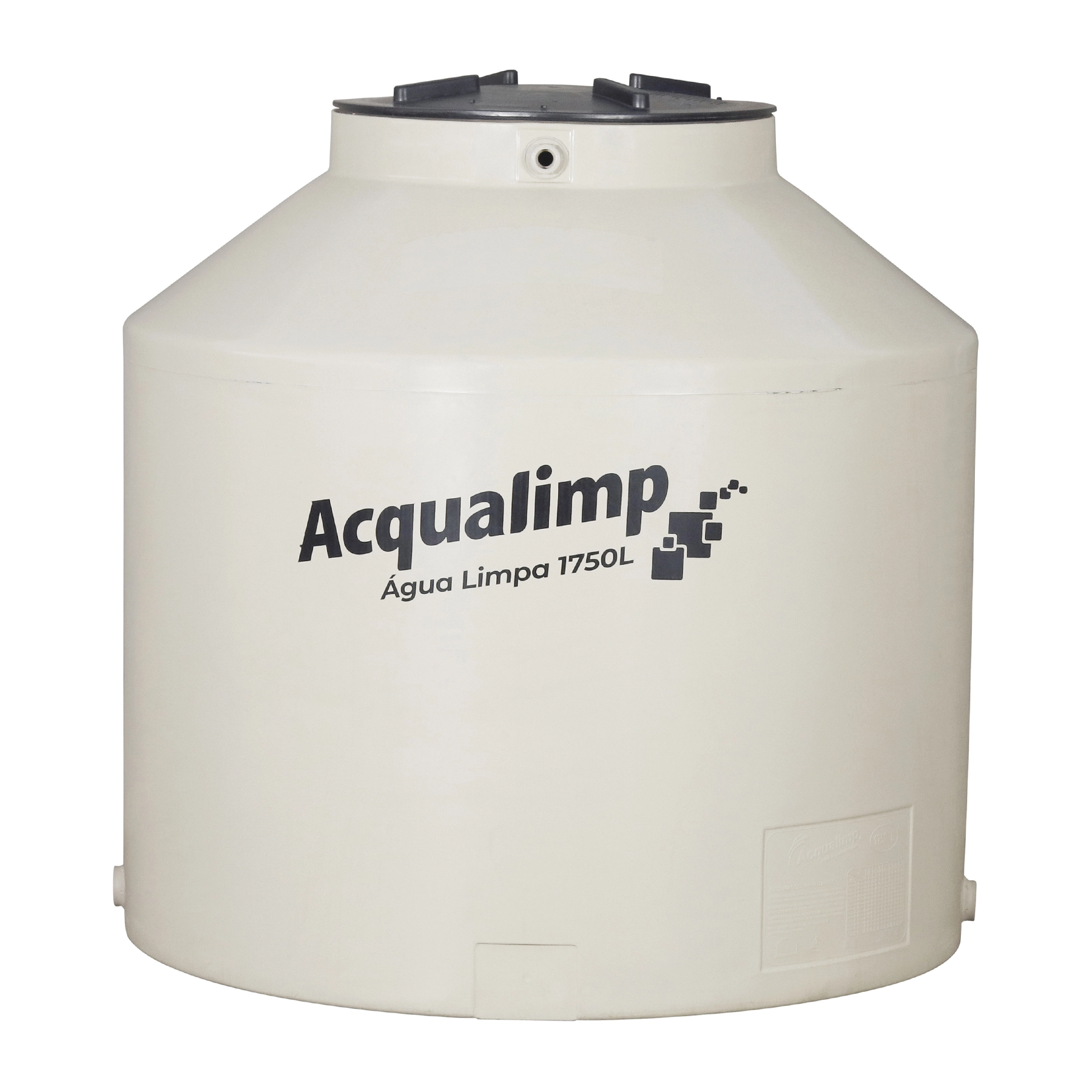 Caixa d Água 1.750L em Polietileno com Filtro Água Limpa Acqualimp