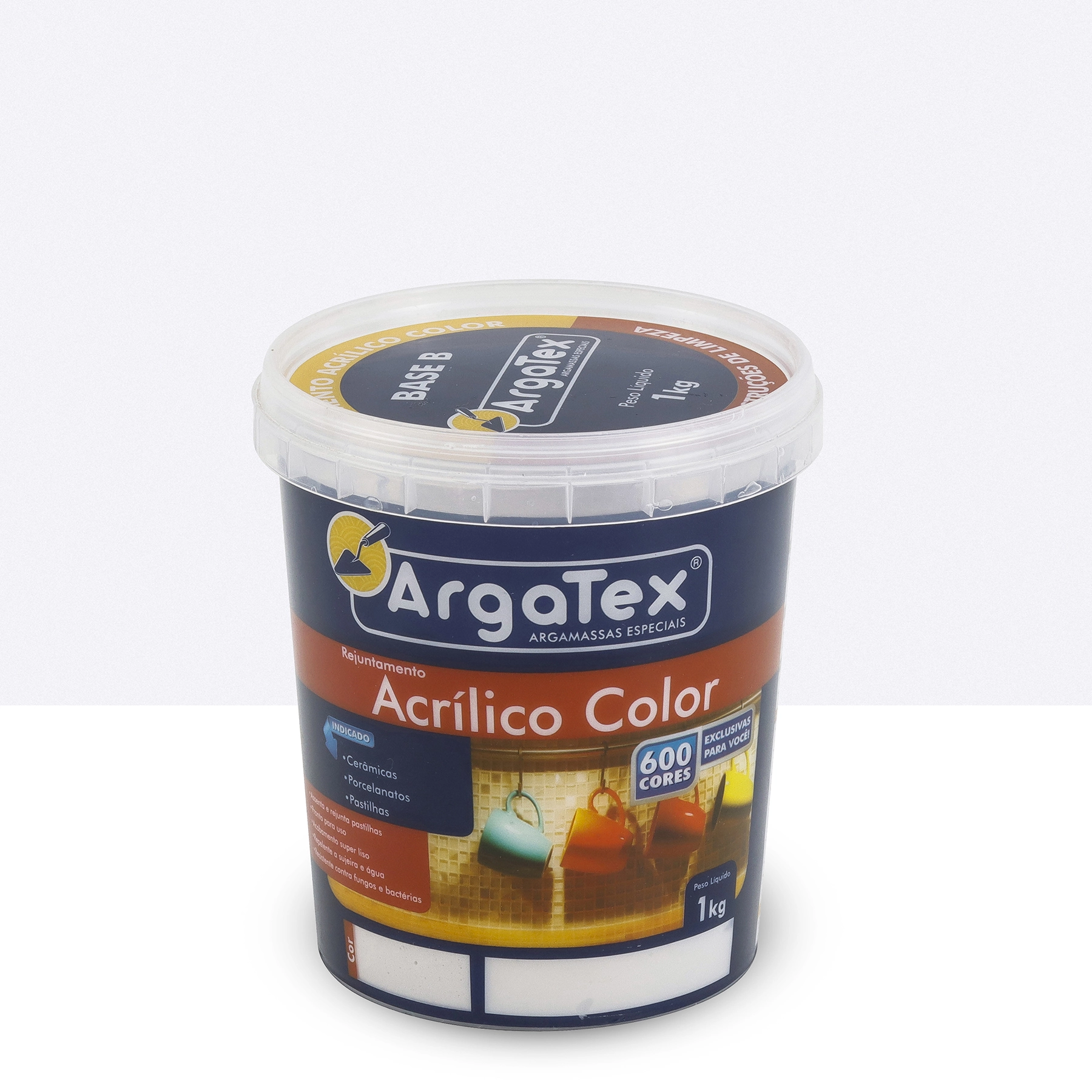 Rejunte Acrílico Cores Base B 1 Kg Argatex