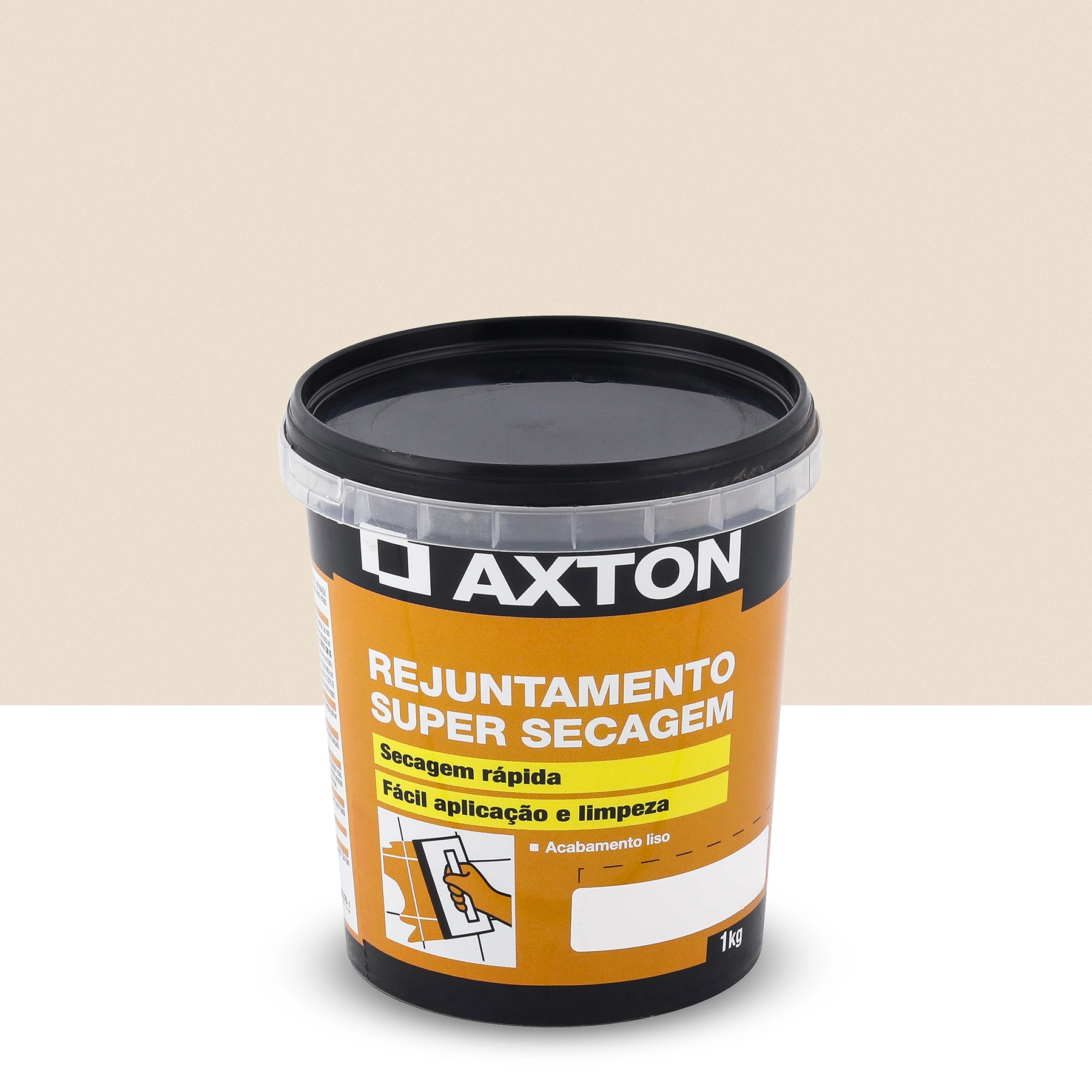Rejunte Cimentício Aditivado Palha 1 Kg Axton