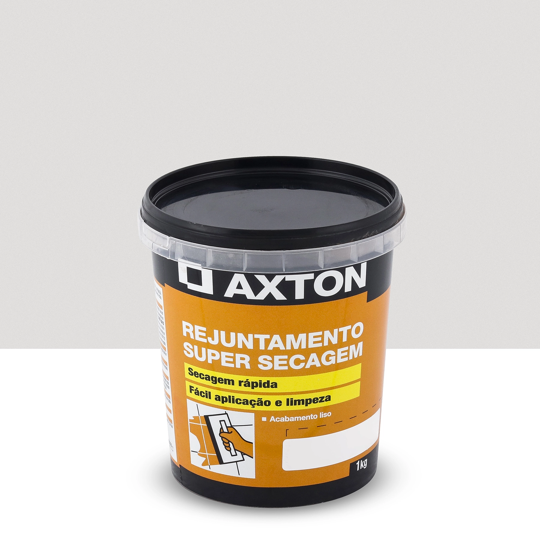 Rejunte Cimentício Aditivado Cinza Platina 1 Kg Axton