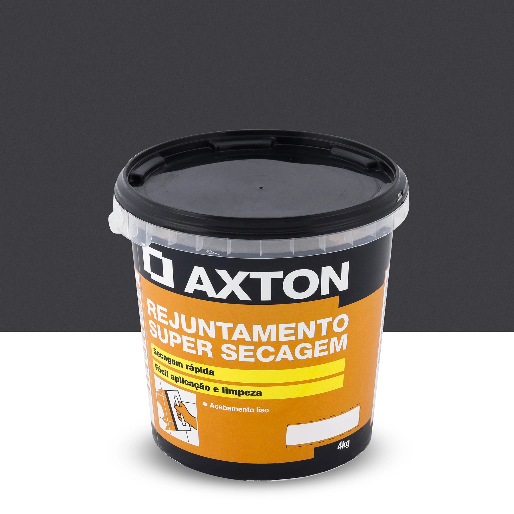 Rejunte Cimentício Aditivado Preto 4 Kg Axton