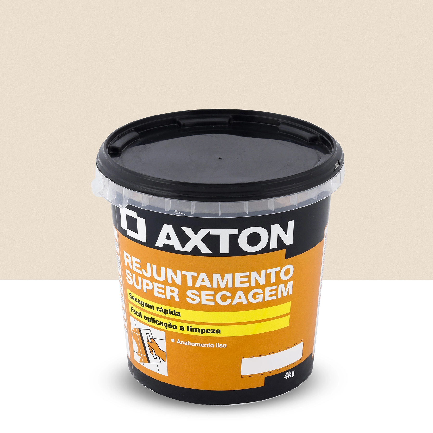 Rejunte Cimentício Aditivado Palha 4 Kg Axton
