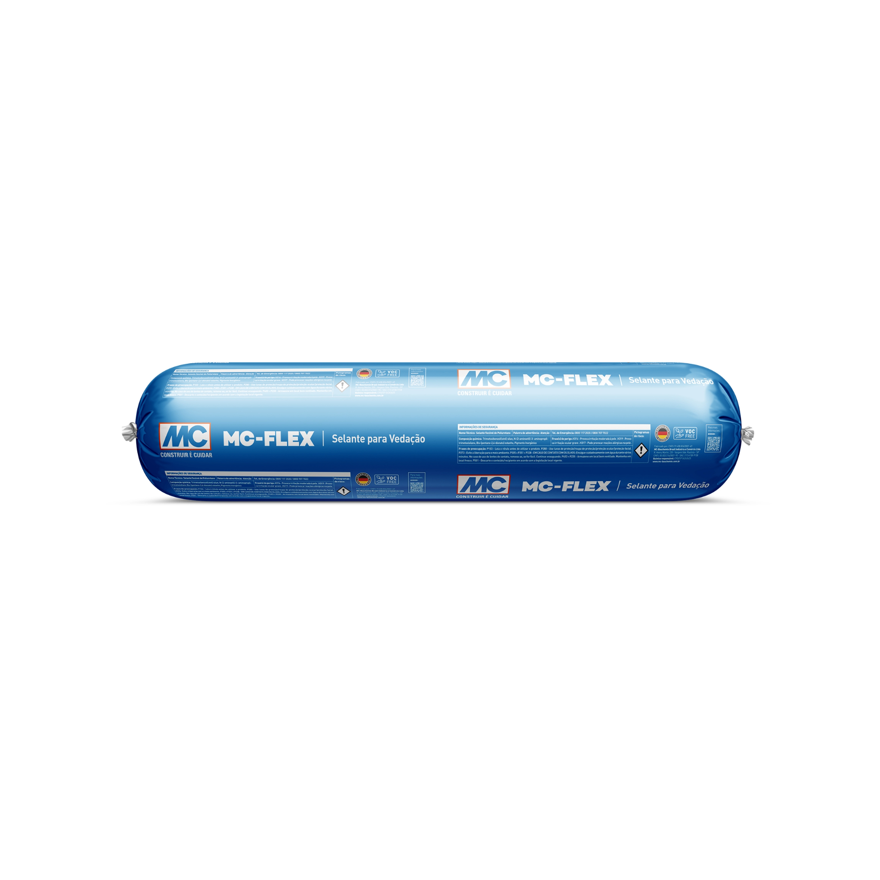 Selante PU 25 Branco Sachê 800g MC-Flex Construção MC Bauchemie