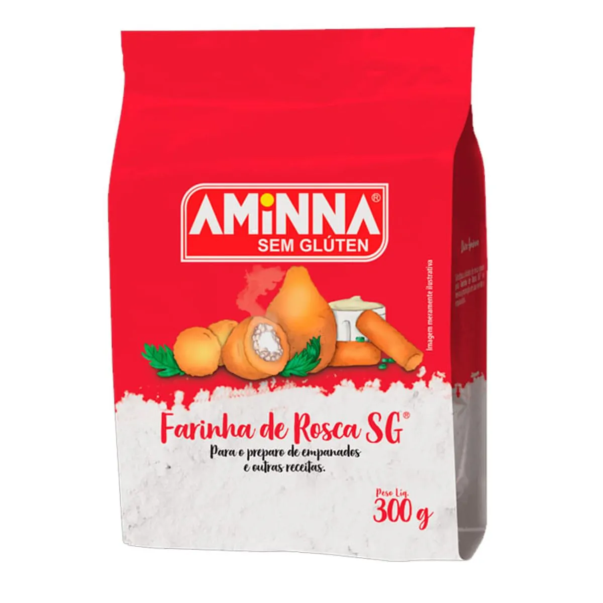 Farinha de Rosca Aminna 300g