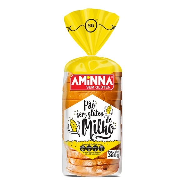 Pao Milho 380g Aminna