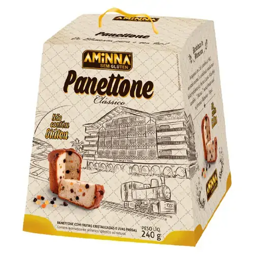 Panettone S/gluten Aminna 240g