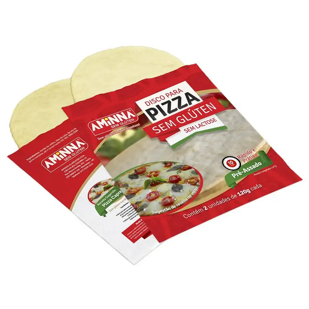 Massa Pizza S/gluten Aminna 240g