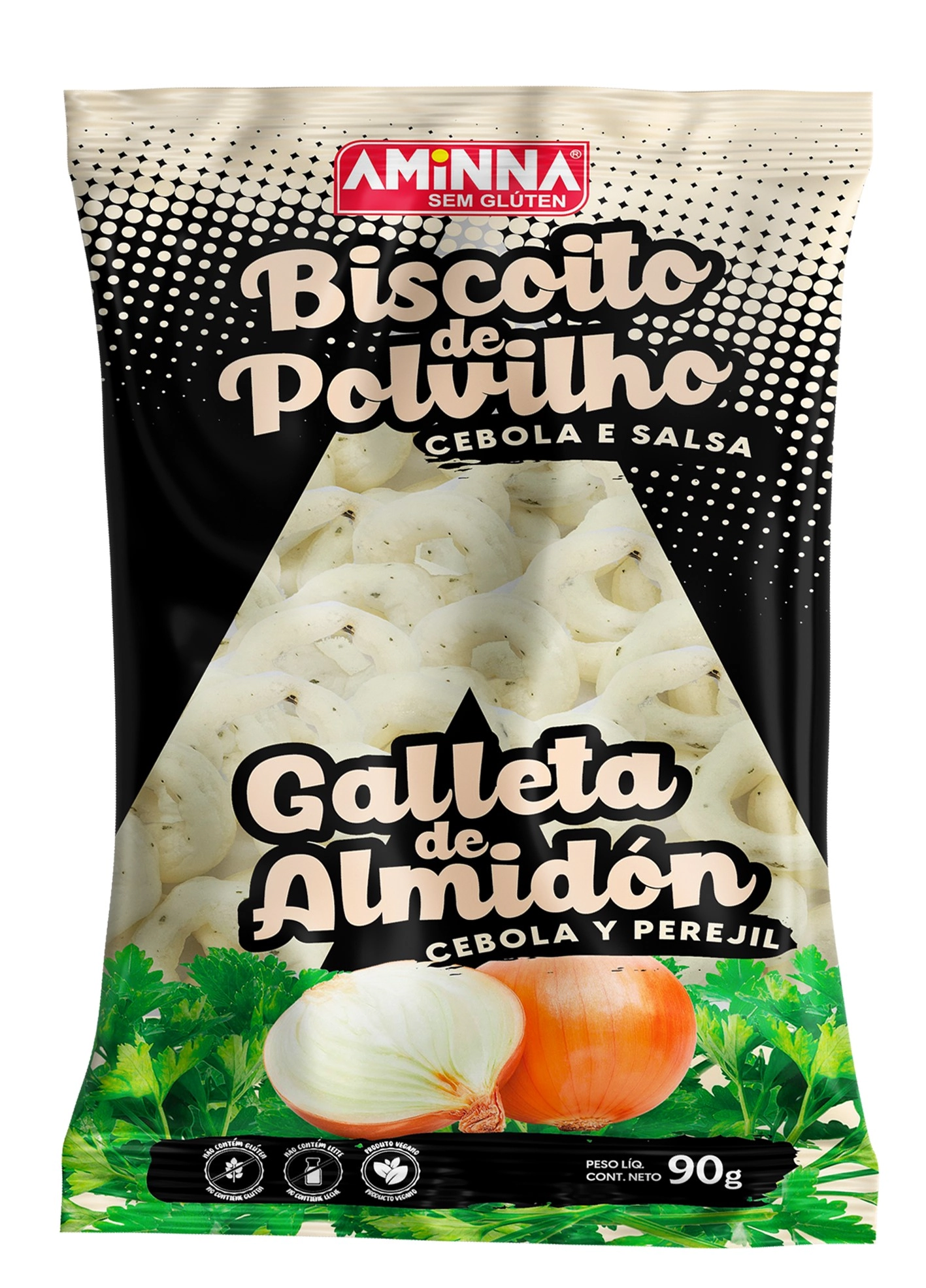 Rosquinha Aminna 90g Cebola/salsa