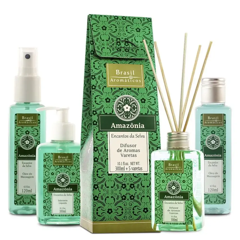 Difusor De Aromas Amazonia 300ml Brasil Aromaticos Bem Estar/terapia Alternativa