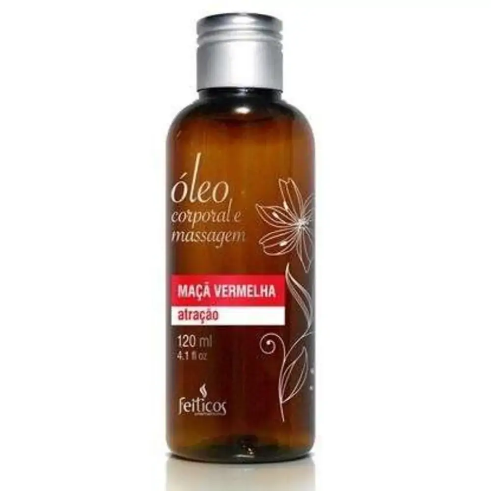 Oleo Para Massagem Maca Vermelha 120ml Feiticos Aromaticos
