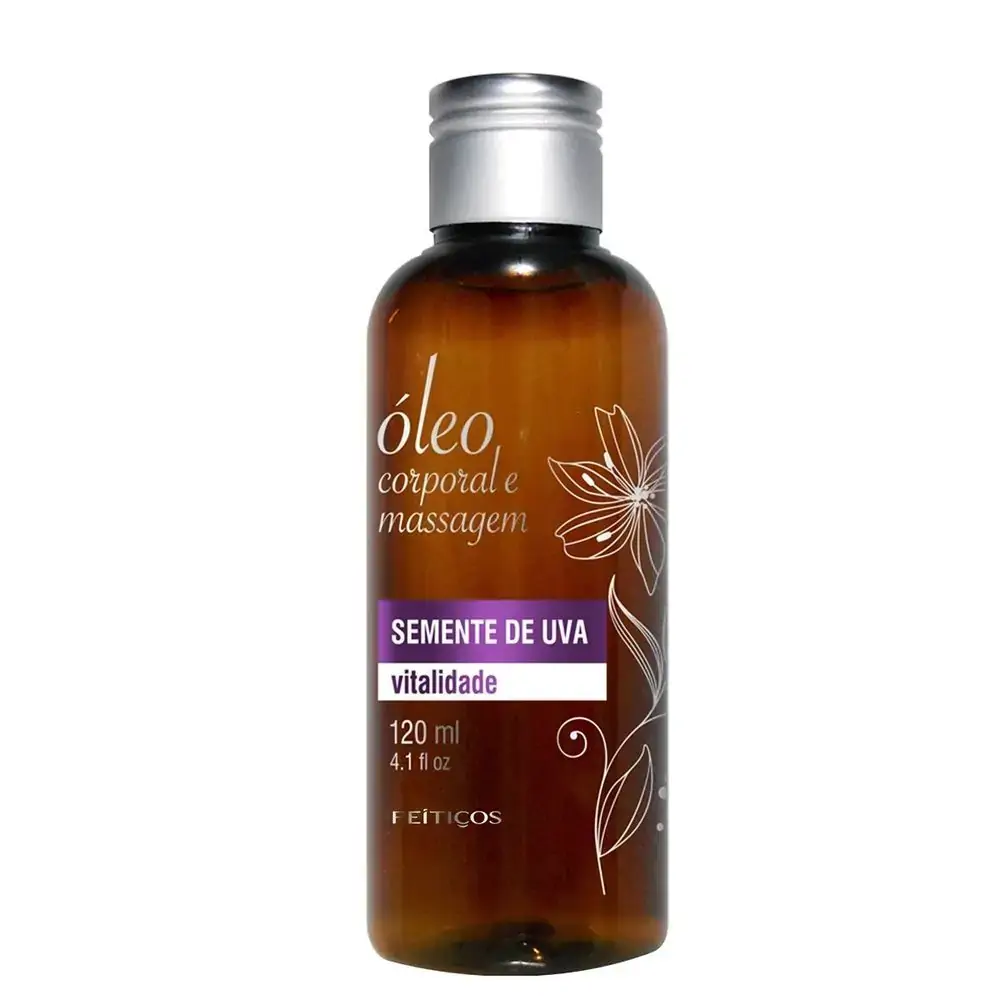 Oleo De Massagem Semente De Uva 120ml Feitiço