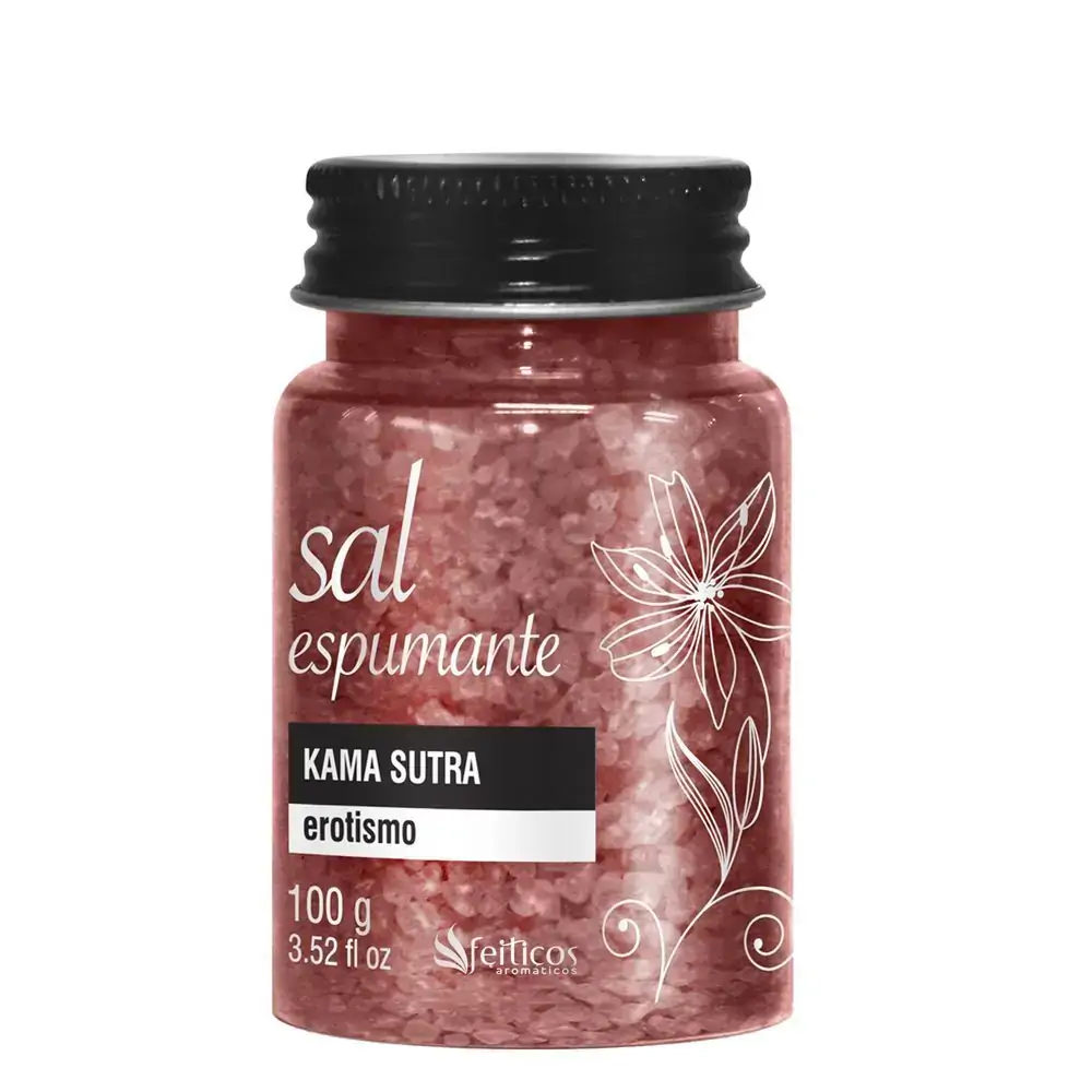 Sal Espumante De Banho 100 G Kama Sutra Feiticos Aromaticos