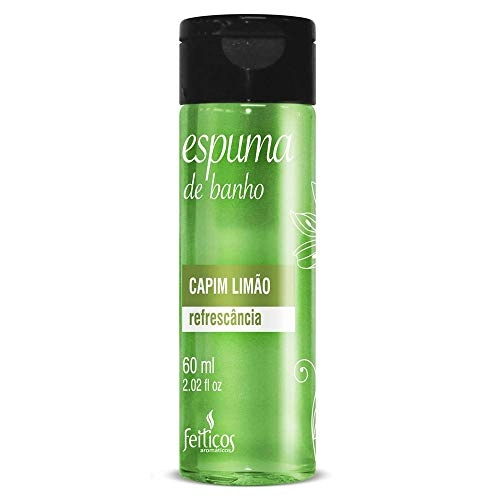 Espuma De Banho 60ml Capim Limão Feiticos Aromaticos