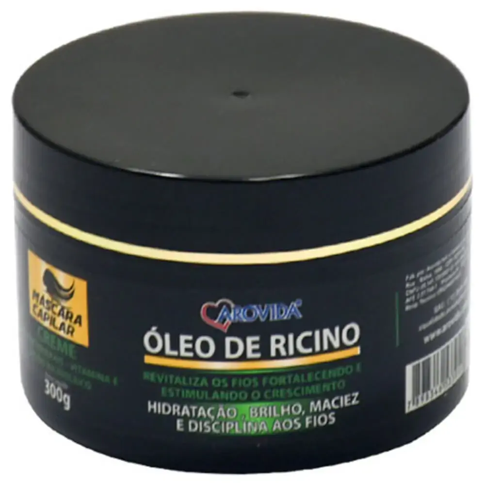 Masc De Trtamento Arovida Oleo De Ricino 300g
