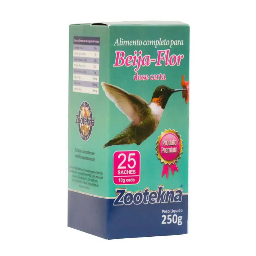 Ração Zootekna Para Beija Flor 250g