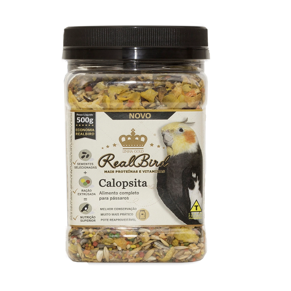 Ração Zootekna Para Calopsita Realbird 500g