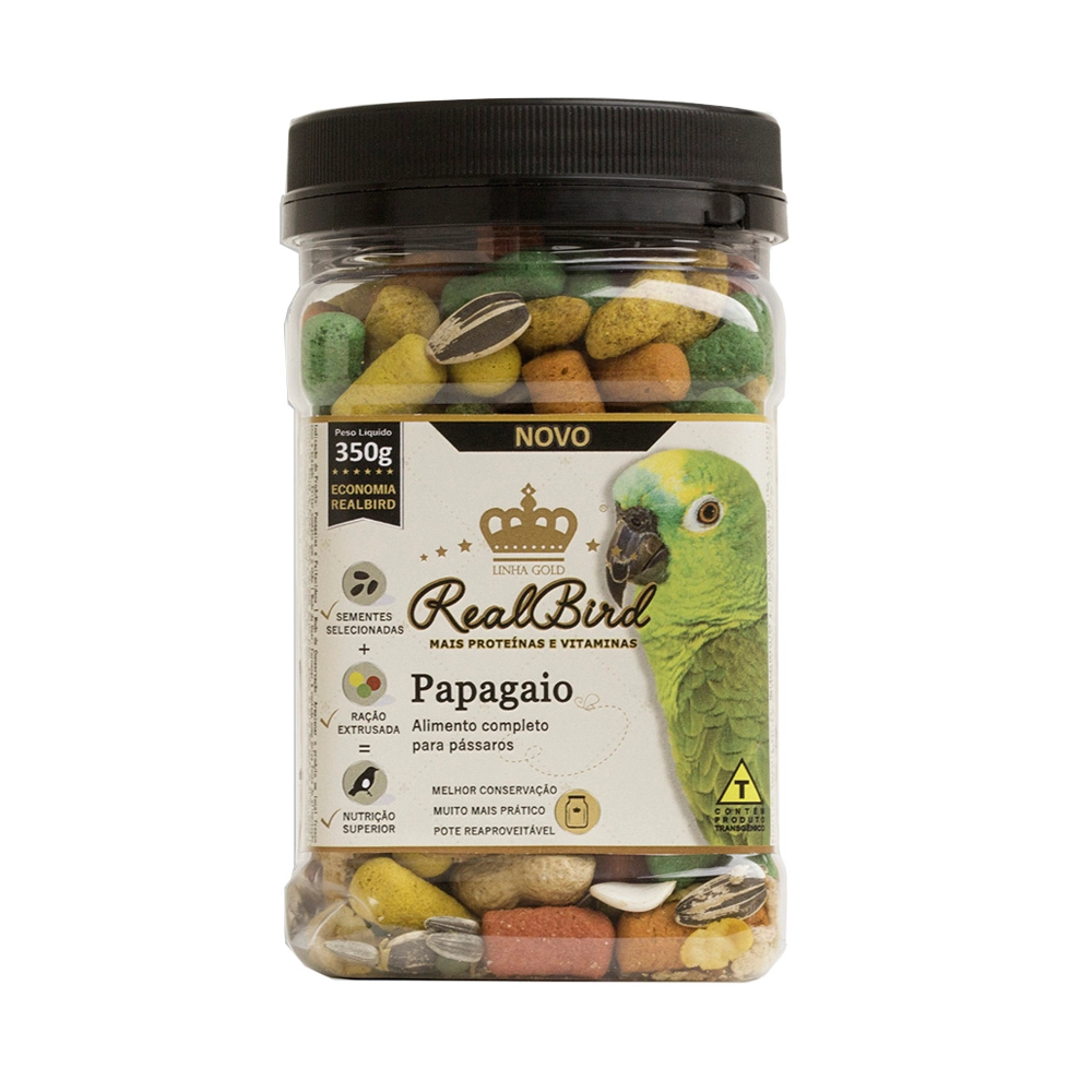 Ração Zootekna Para Papagaio Realbird 350g