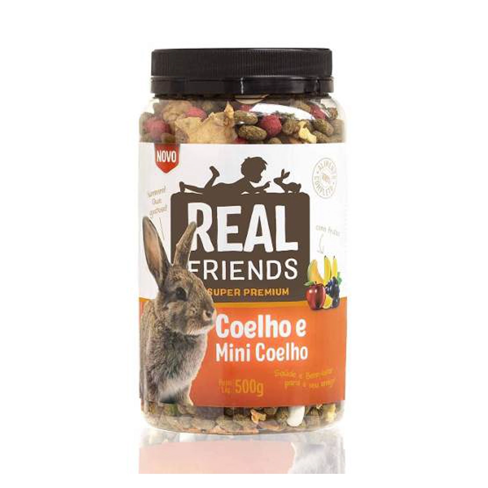 Alimento Coelho Realfriends Frutas 500g