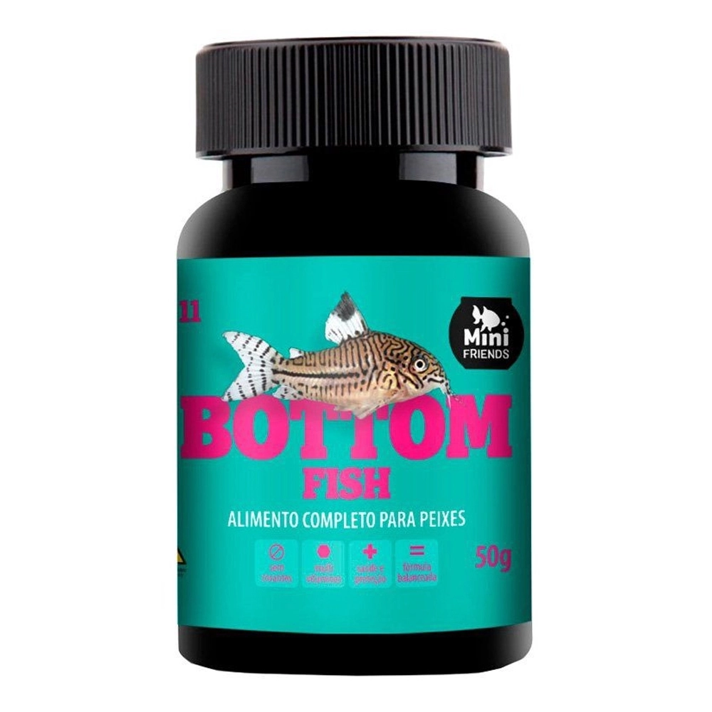 Racao Peixe Mini Friends Botton 50g