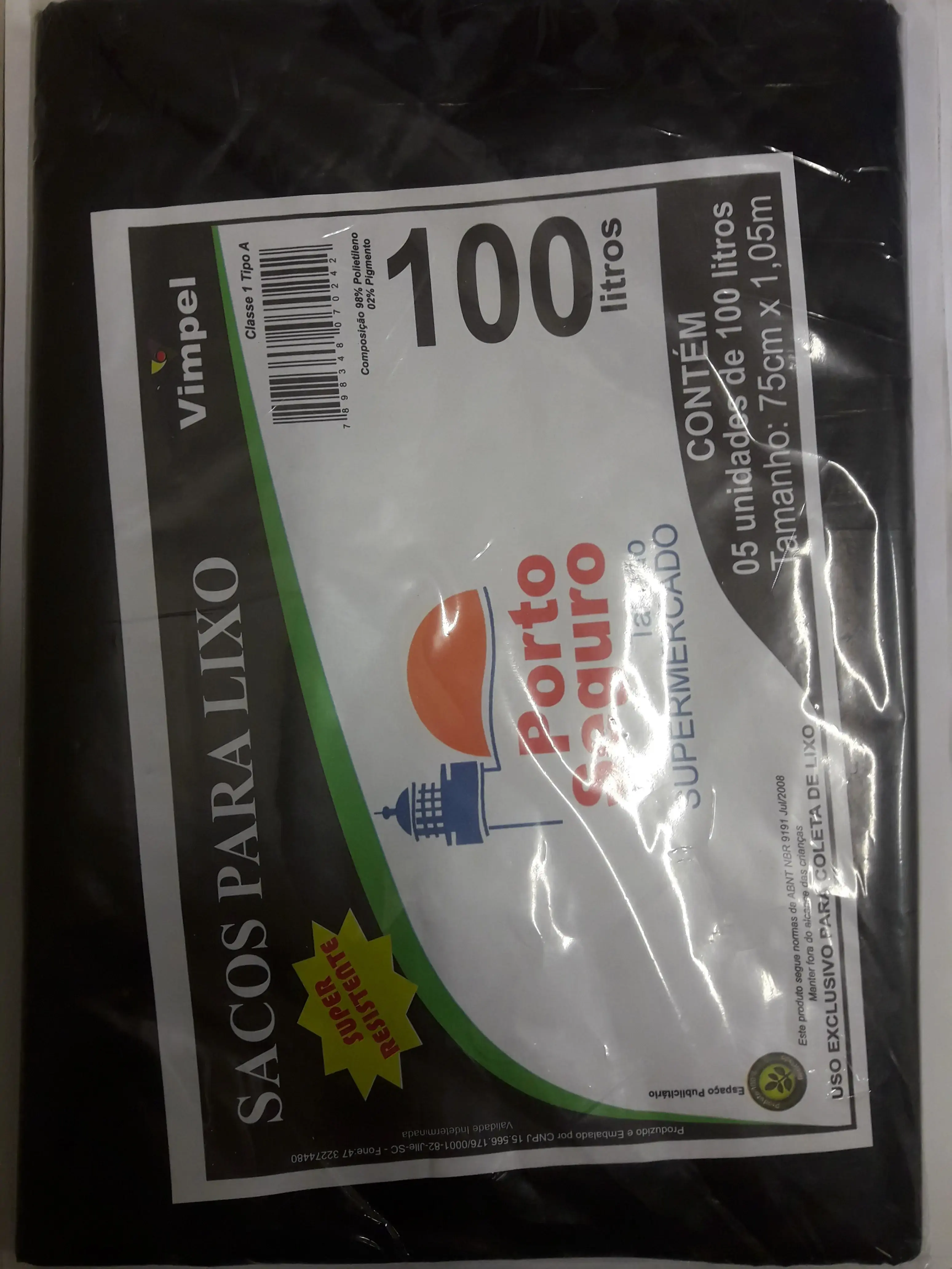 Saco Lixo Vimpel Pt C/05