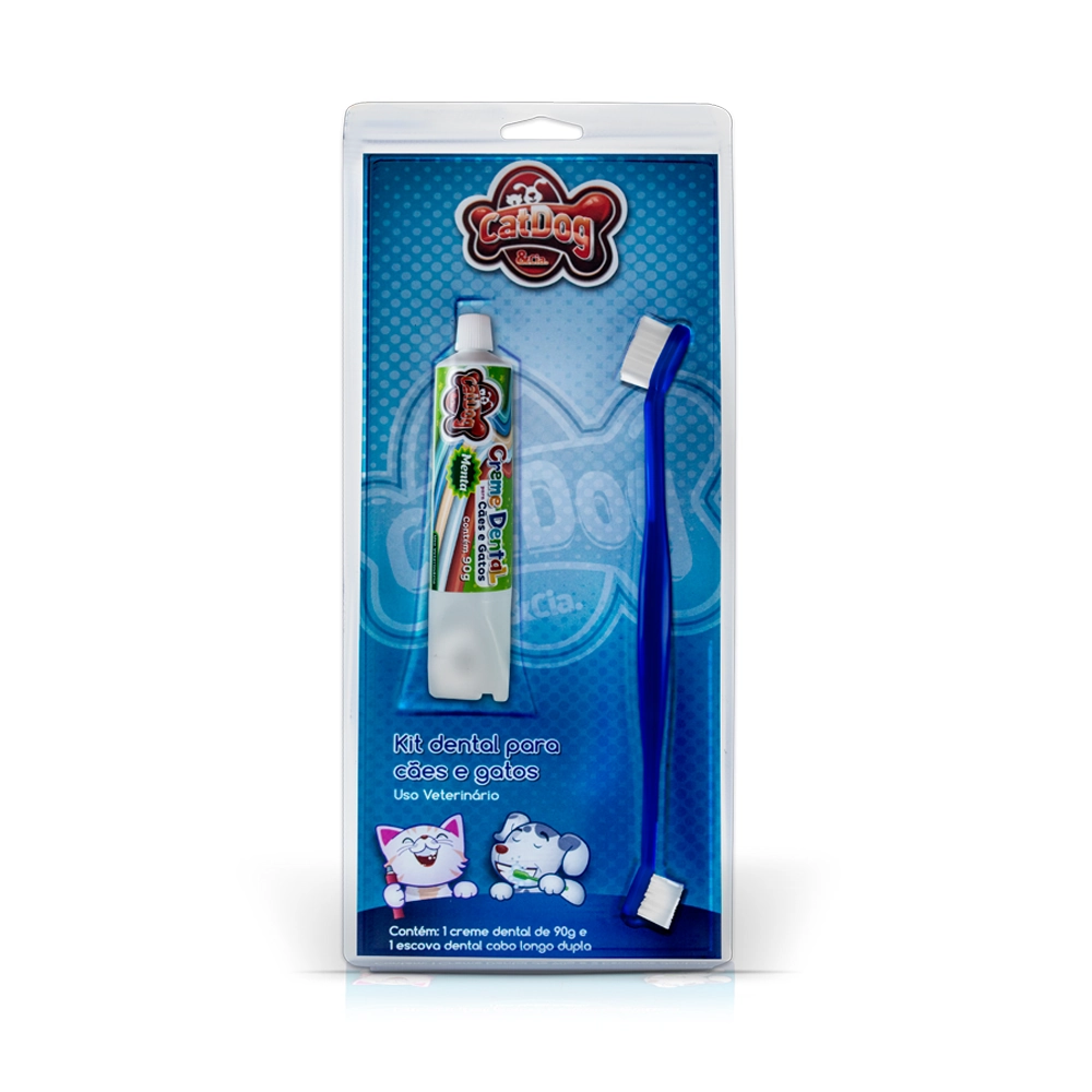 Kit Cabo Longo Menta Cat Dog