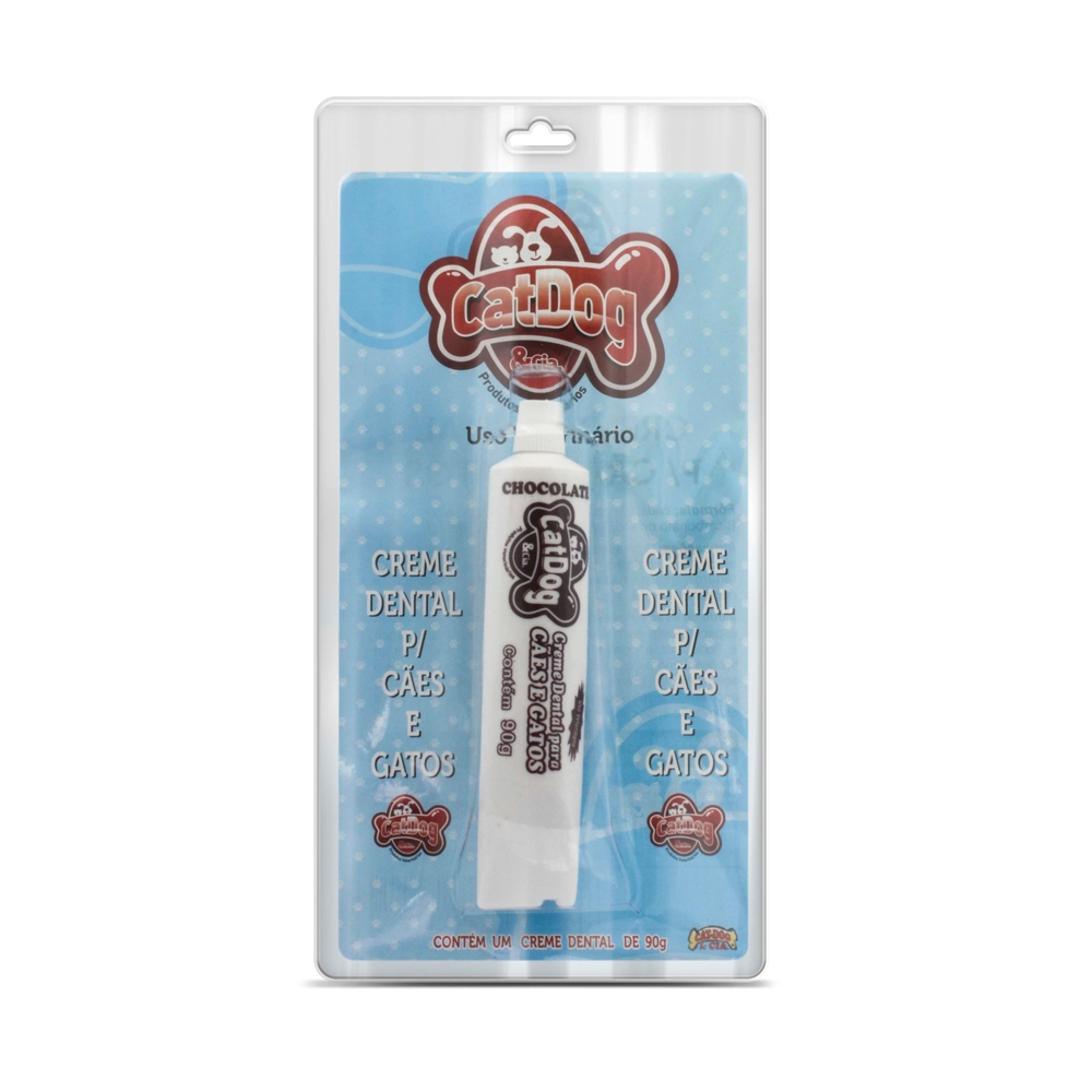 Creme Dental Choc Blister 90g Cat Dog