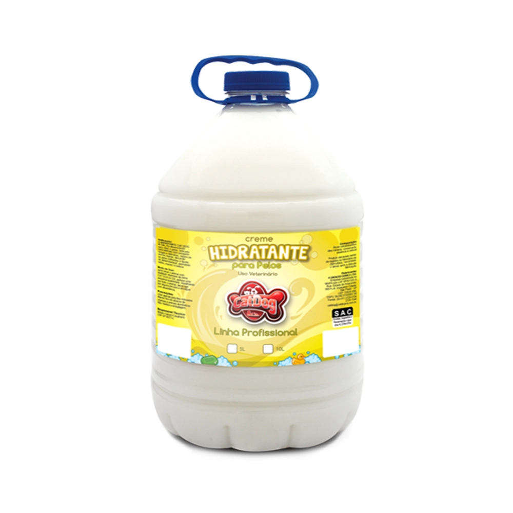 Creme Hidratante Para Pelos Catdog Cia Linha Profissinal 5l