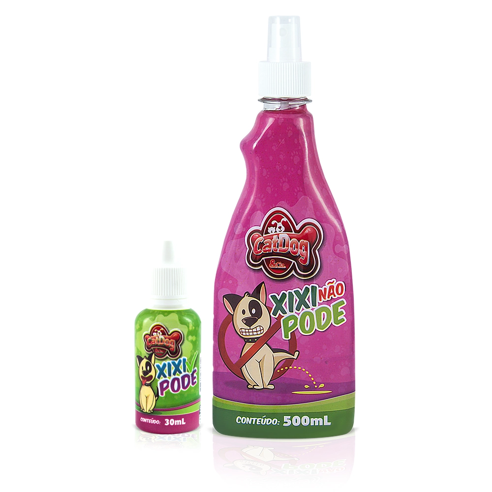 Kit Xixi Pode 30ml Nao Pode 500mlcat Dog