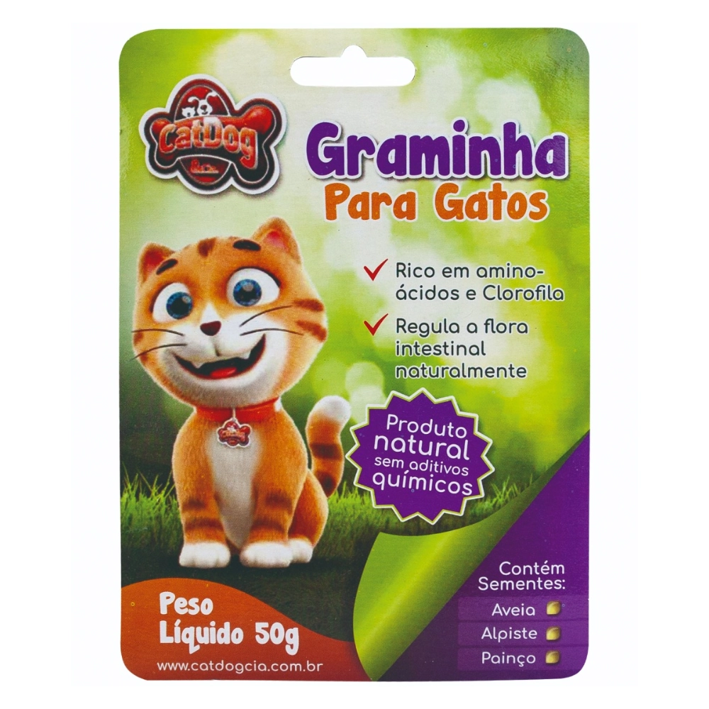 Graminha Para Gatos 50 G