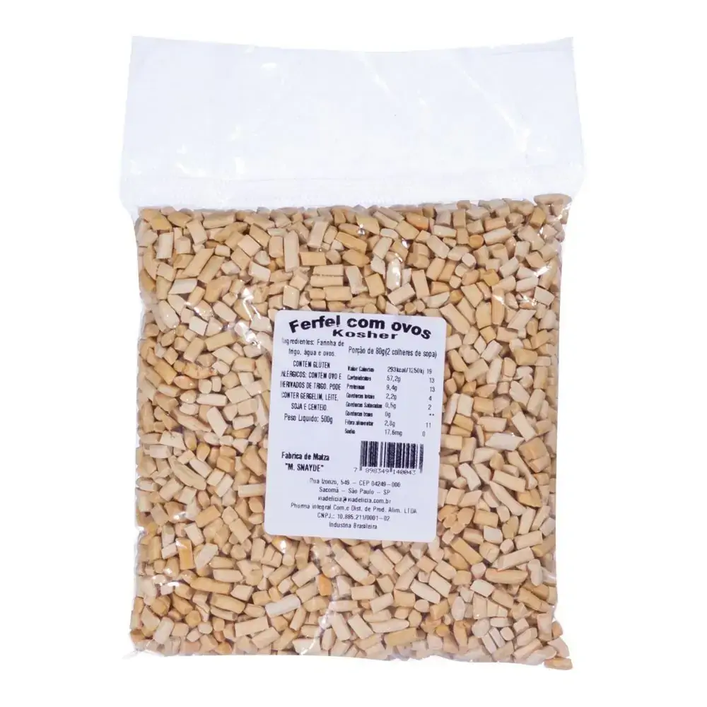 Ferfel Matzes 500gr C/ovos