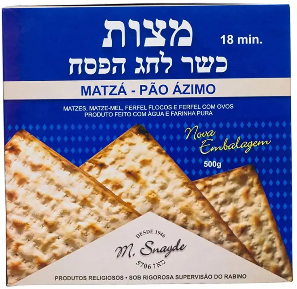 Pao Azimo Matza 500gr Integral