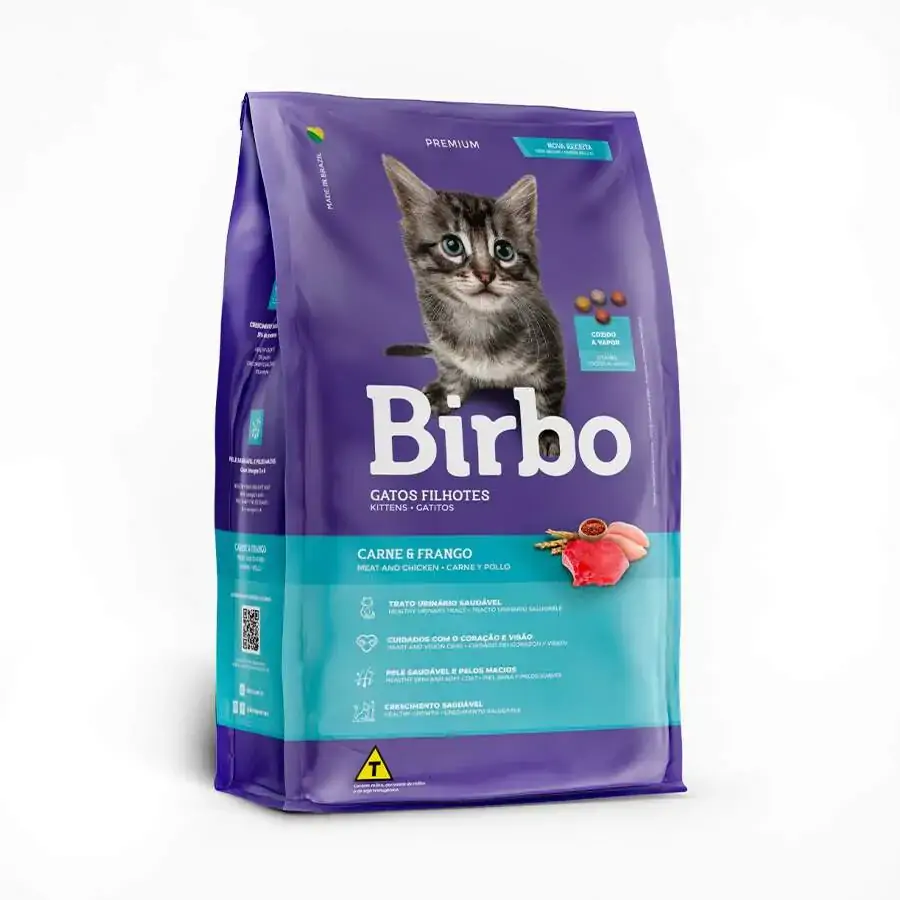 Racao Nova Birbo Gatos Filhotes 1 Kg
