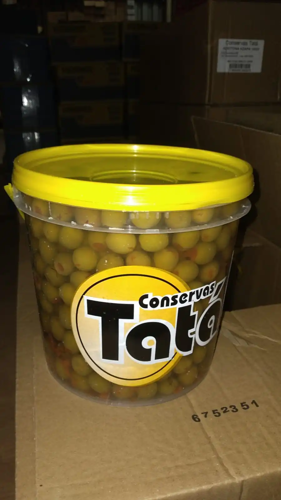 Azeitona Tata Verde Recheada Bd 2kg